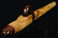 White Church Maple Native American Flute, Minor, Low F-4, #F6B